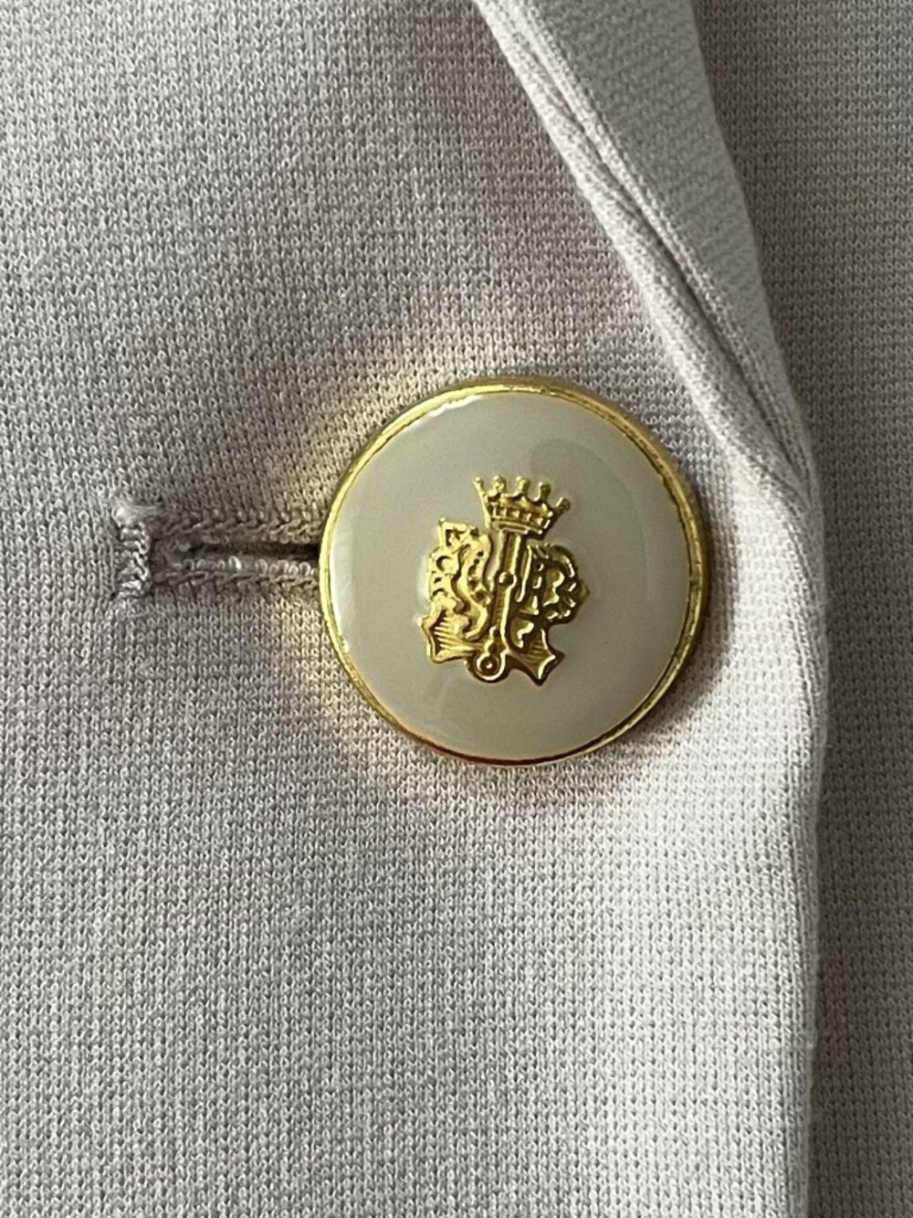 Philosophy Cream Single-Button Blazer Jacket - Size S - Picture 3 of 6